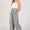 SAGE + FIG Drawstring Smocked High Waist Pants