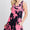 Heimish Full Size Floral V-Neck Tank Dress with Pockets