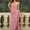 Sequin Backless Split Maxi Dress