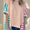 Contrast Striped Round Neck Half Sleeve T-Shirt