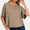 Zenana Washed Round Neck Drop Shoulder Cropped T-Shirt