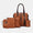 4-Piece PU Leather Bag Set