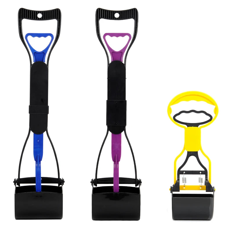 Dogs Long Handle Pet Pooper Scooper Dog Cat Waste Picker Poop Scoop Pick Up Clean Waste Cleaning Tools Pet Supplies