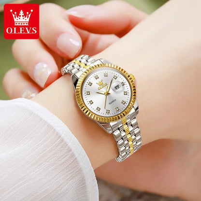 OLEVS Top Brand Luxury Quartz Watch For Women