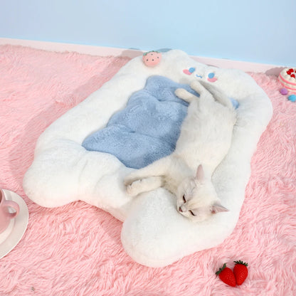 Cat Mat  Cat Sleeping Cushion Cat Bed Pillow Mattress Pet Floor Mat Kennel Winter Warm Dog Mat Pet Supplies