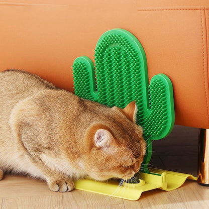 Cactus Cats Brush Corner Cat Self Groomer with Catnip Comb Brush for Cat Rubs the Face with a Tickling Comb Dropshipping