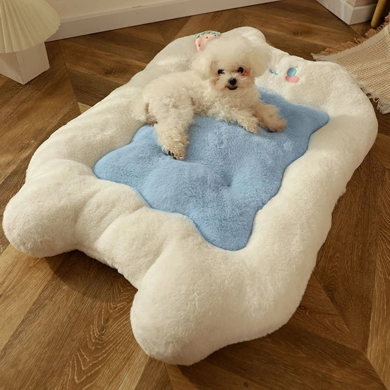 Cat Mat  Cat Sleeping Cushion Cat Bed Pillow Mattress Pet Floor Mat Kennel Winter Warm Dog Mat Pet Supplies