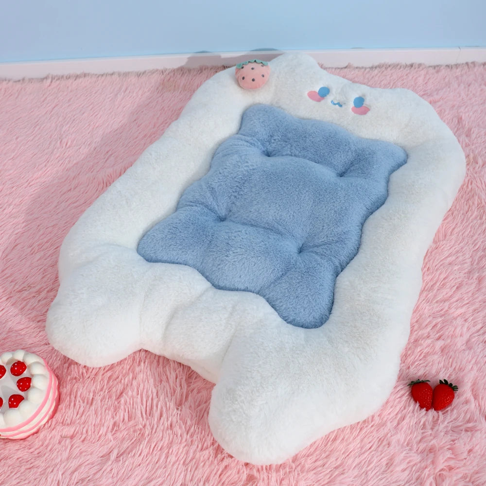 Cat Mat  Cat Sleeping Cushion Cat Bed Pillow Mattress Pet Floor Mat Kennel Winter Warm Dog Mat Pet Supplies