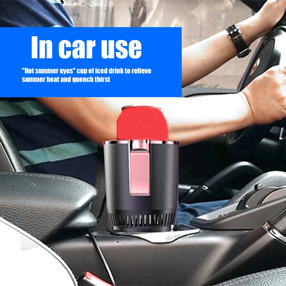 Portable Smart 2 In 1 12V Car Cup Cooler Warmer for Outdoor