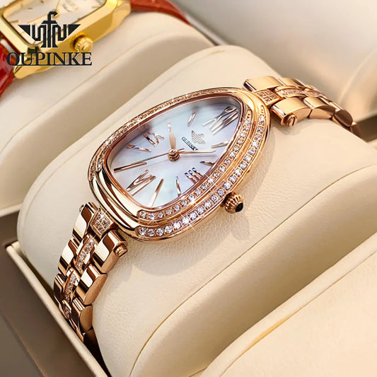 OUPINKE 3192 Luxury Waterproof Watch For Women