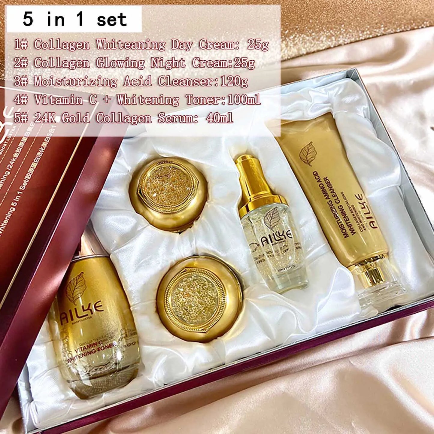 AILKE Premium Collagen Skin Care Set