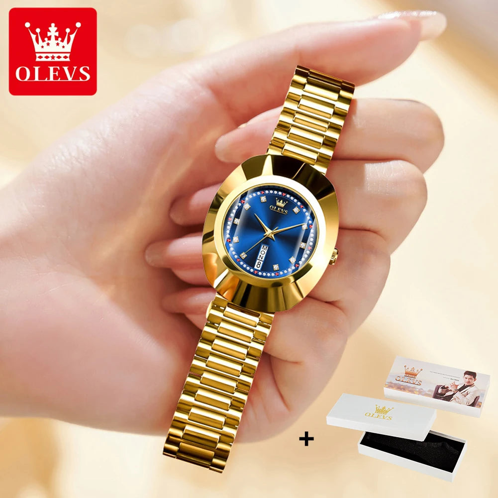 OLEVS 7017 New Diamond Luxury Quartz Watch For Women