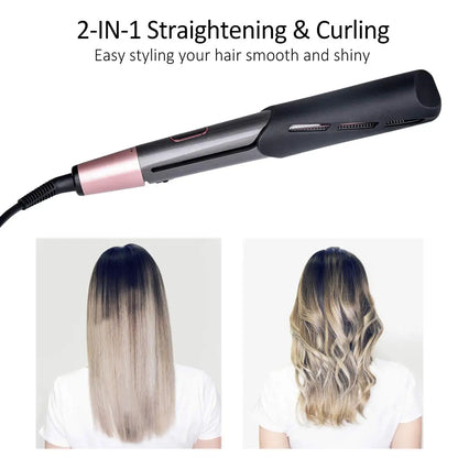 2 in 1 Hair Straightener And Curler