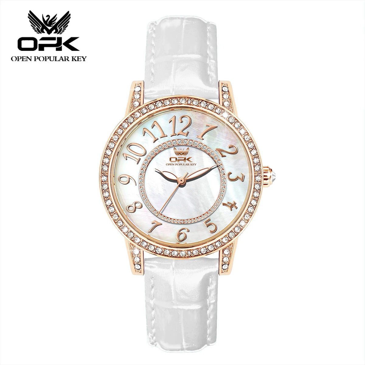 OPK 8621 Luxury Quartz Watch For Women