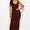 Scoop Neck Wide Strap Maxi Dress