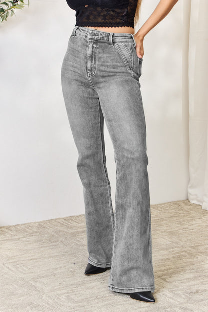 Kancan High Waist Slim Flare Jeans