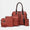 4-Piece PU Leather Bag Set