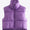 Zip-Up Drawstring Puffer Vest